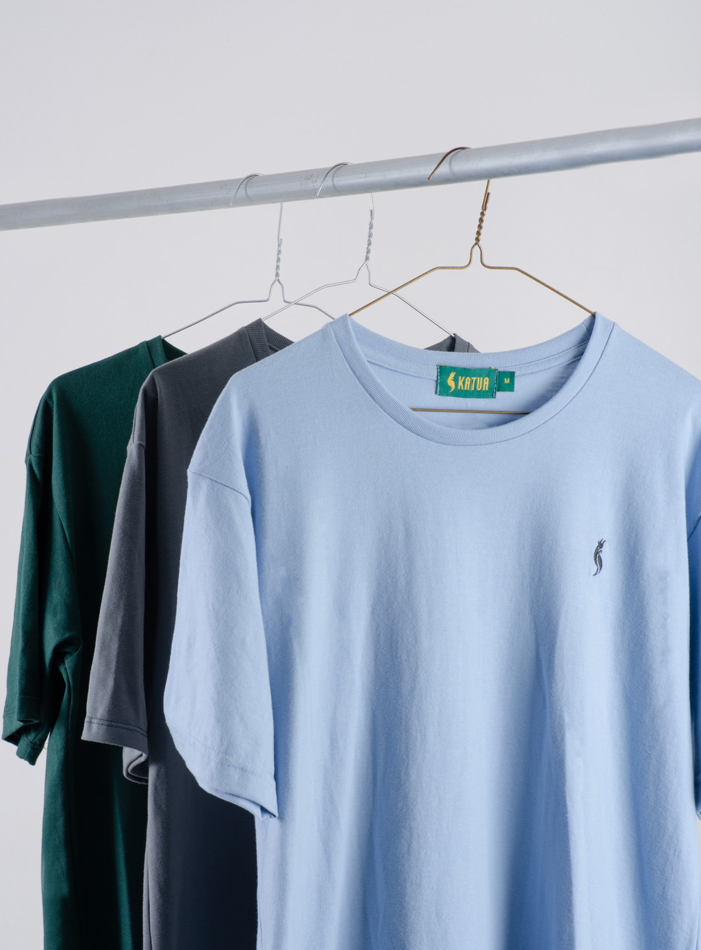 Playera Cuello redondo Básica Azul cielo