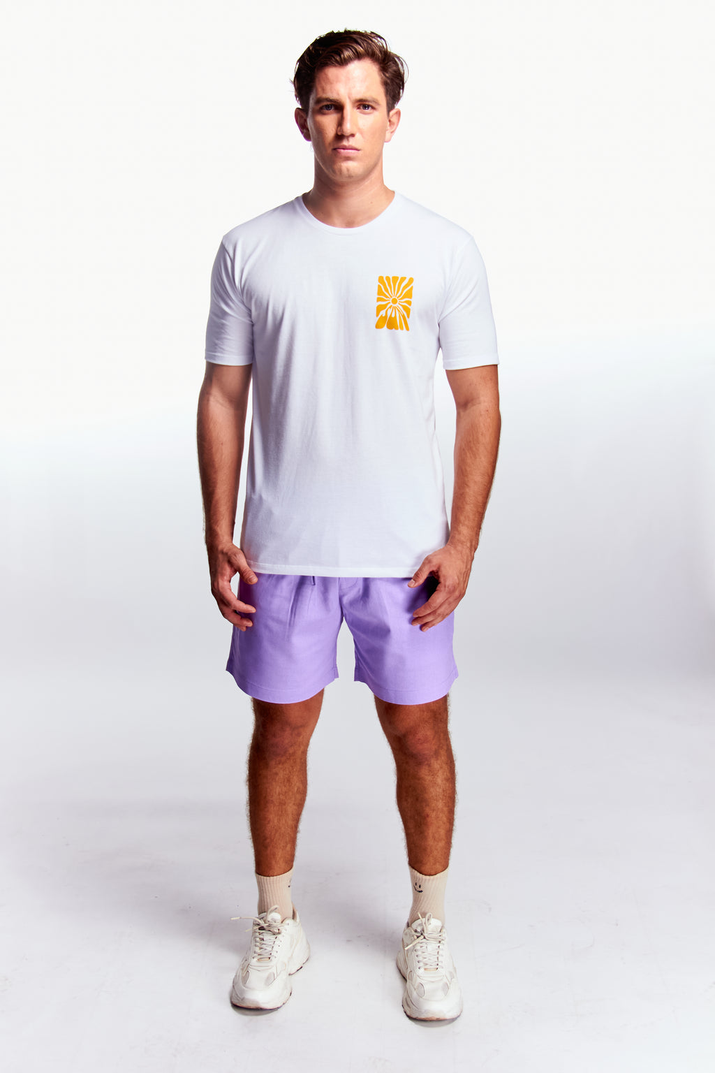 Playera Básica Cuello redondo Serigrafía sol