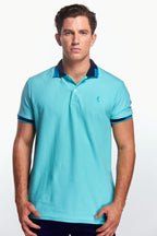 Playera Polo Bunny Manga corta Aqua