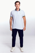 Playera Polo Bunny Manga corta Blanca