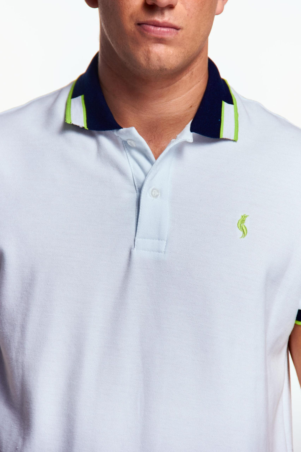 Playera Polo Bunny Manga corta Blanca