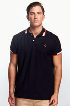 Playera Polo Bunny Manga corta Negra