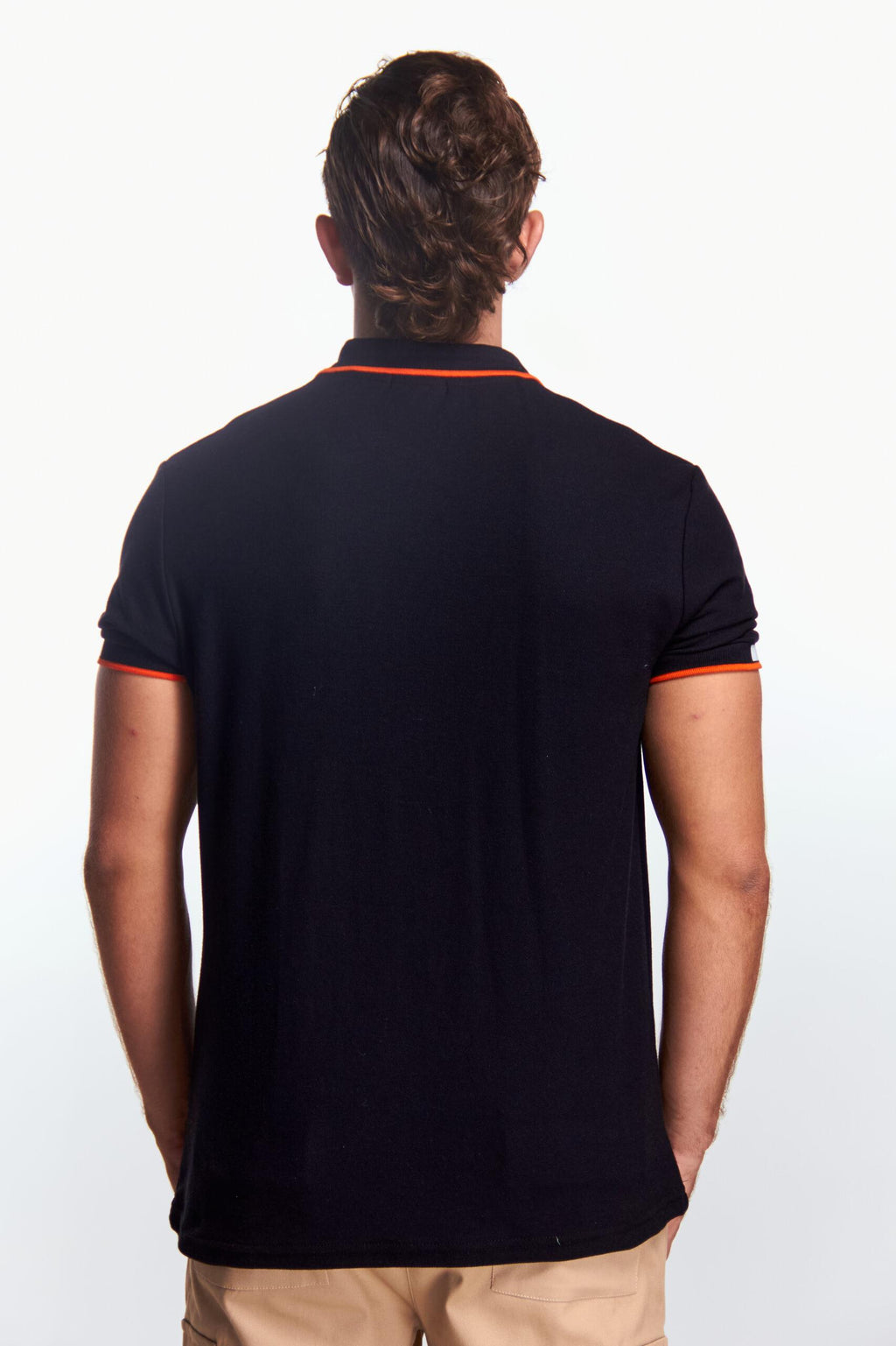 Playera Polo Bunny Manga corta Negra