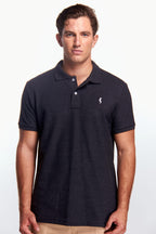 Playera Polo Clasica Manga corta Gris oxford