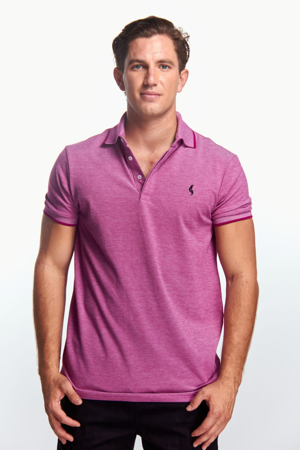 Playera Polo Manga corta Cereza