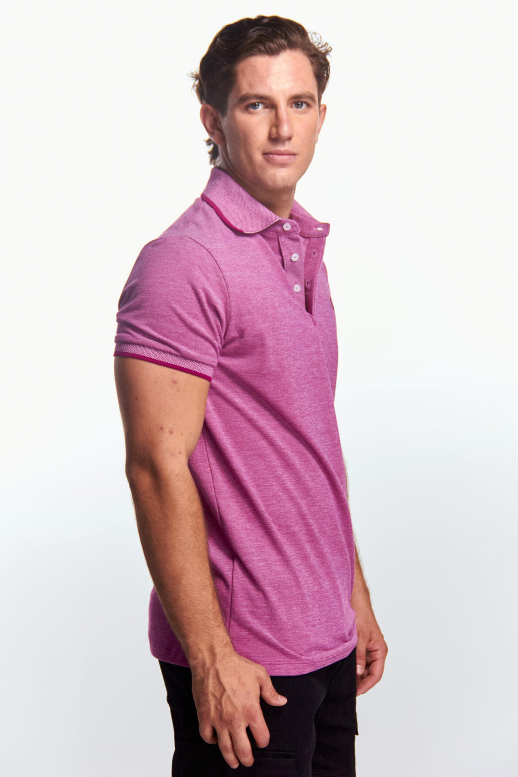 Playera Polo Manga corta Cereza