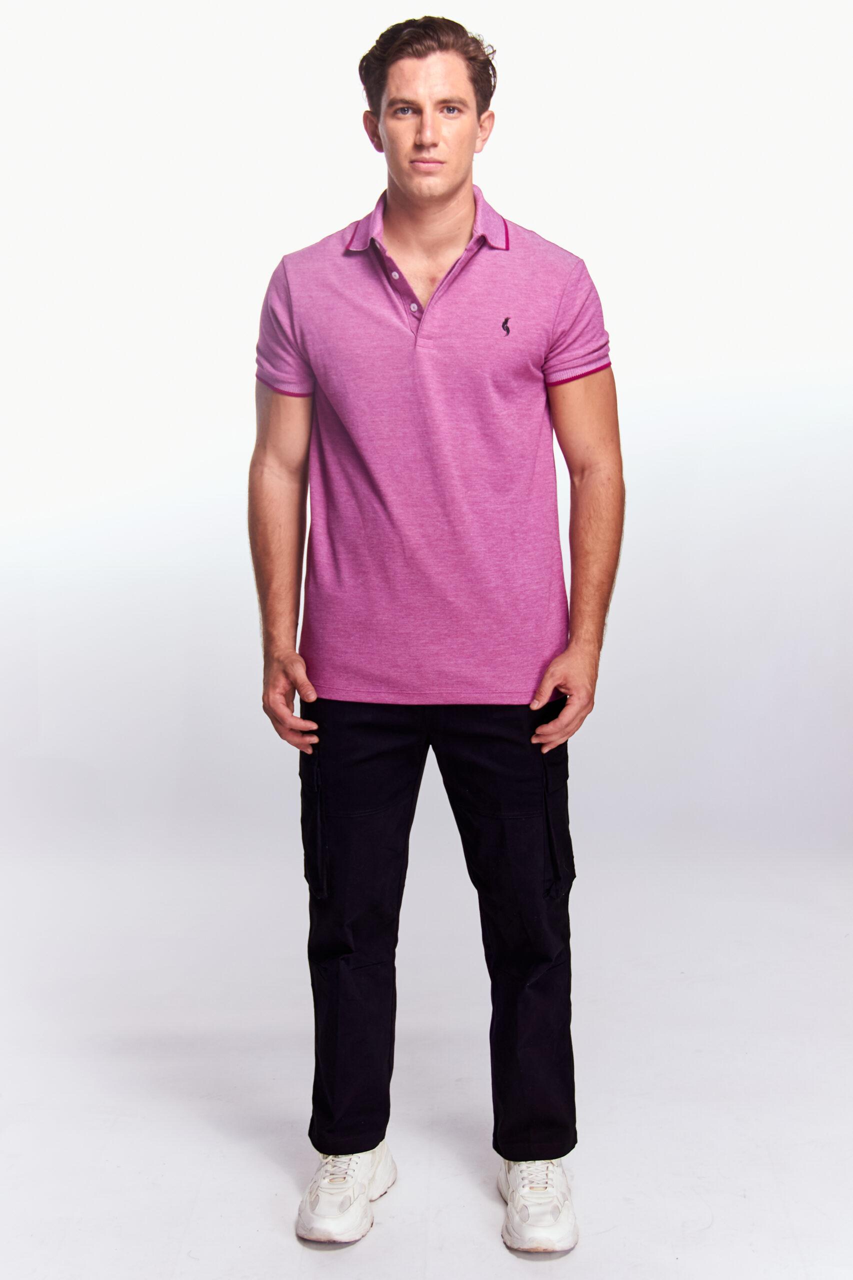 Playera Polo Manga corta Cereza