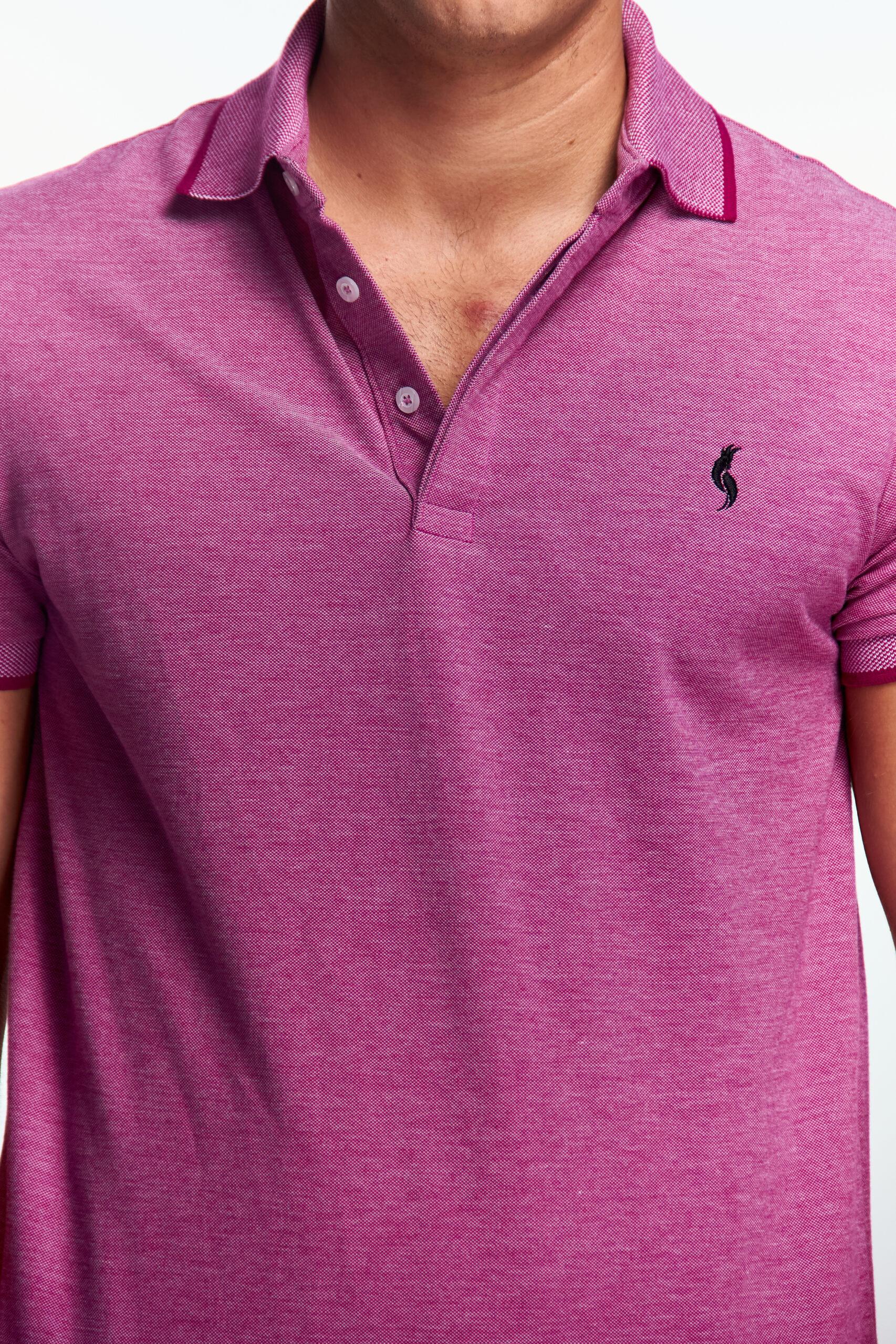 Playera Polo Manga corta Cereza