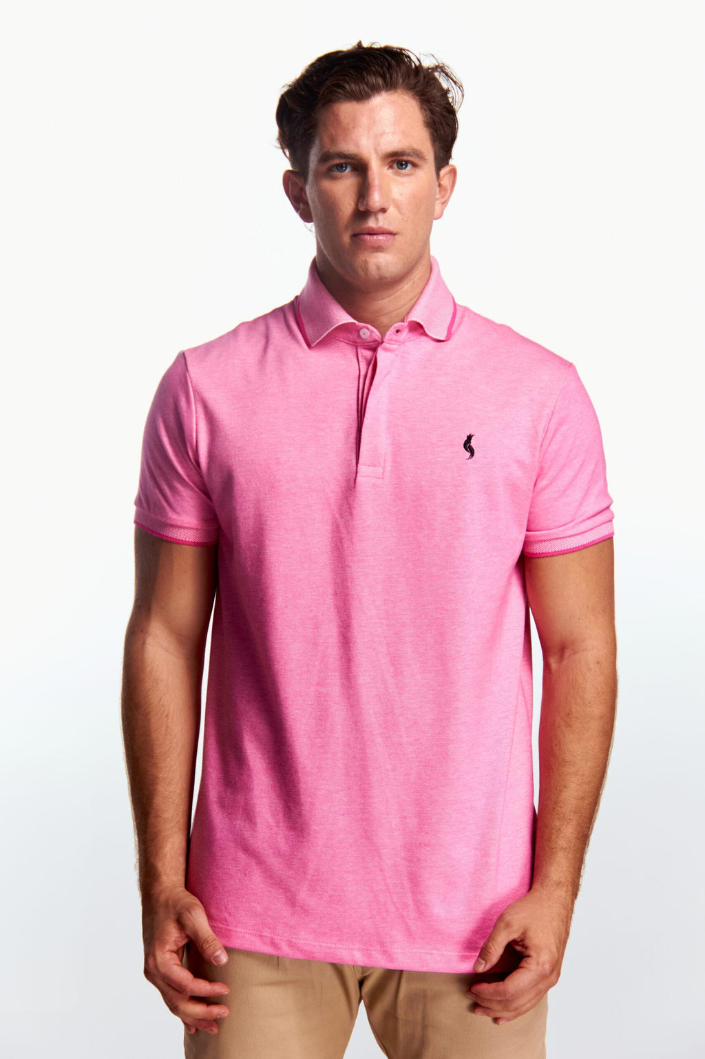 Playera Polo Manga corta Rosa