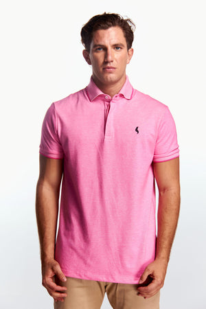 Playera Polo Manga corta Rosa