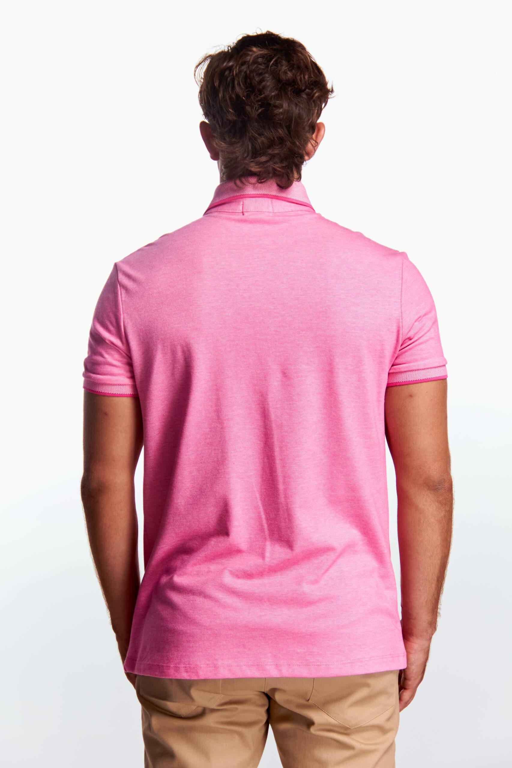 Playera Polo Manga corta Rosa