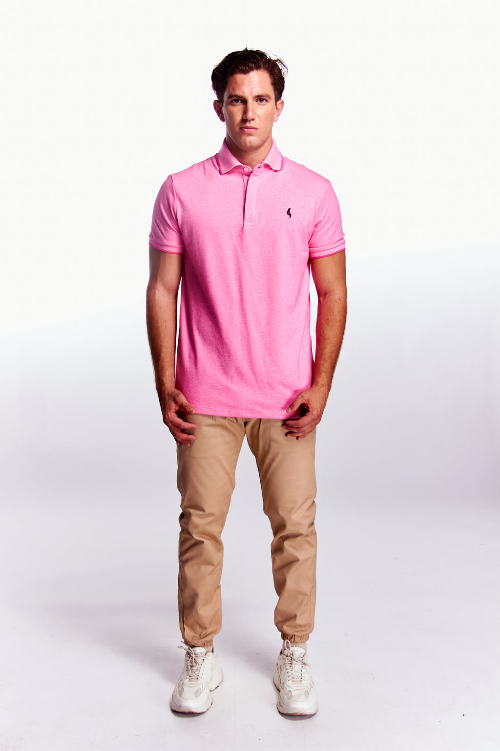 Playera Polo Manga corta Rosa