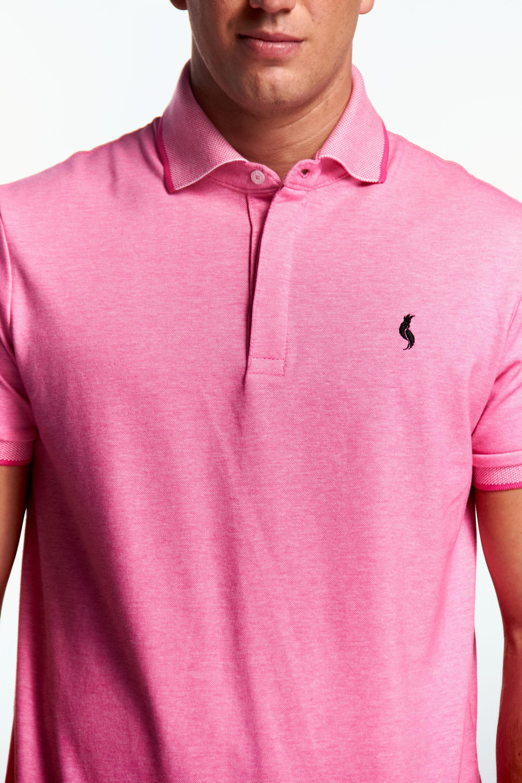 Playera Polo Manga corta Rosa