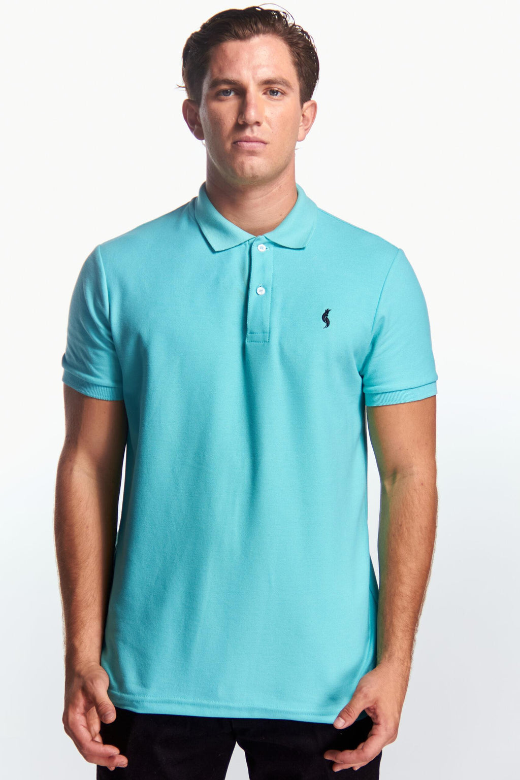 Playera Polo Manga corta Aqua