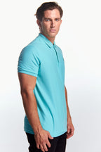 Playera Polo Clasica Manga corta Aqua