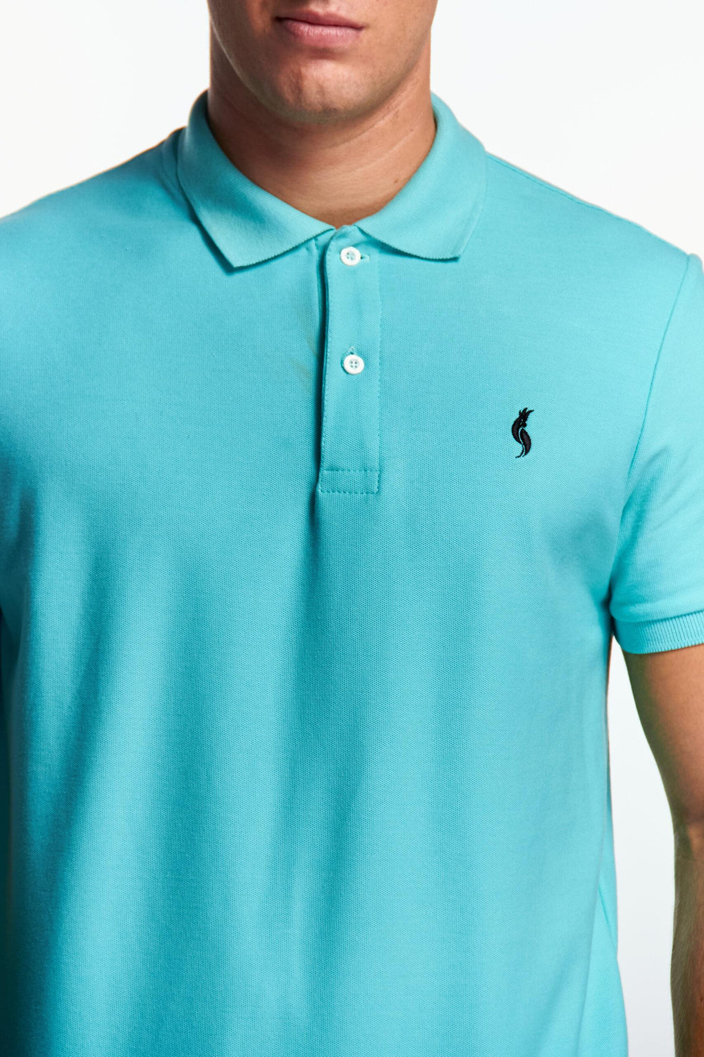 Playera Polo Clasica Manga corta Aqua