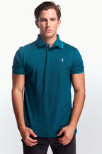 Playera Polo Manga corta Verde esmeralda
