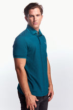 Playera Polo Manga corta Verde esmeralda