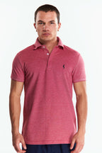 Playera Polo Manga corta Rojo Jaspe
