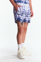 Traje de baño Tie dye Azul marino